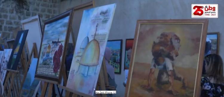 " القدس لنا "... معرض فني لدعم نضال أهل القدس وحماية التراث الوطني