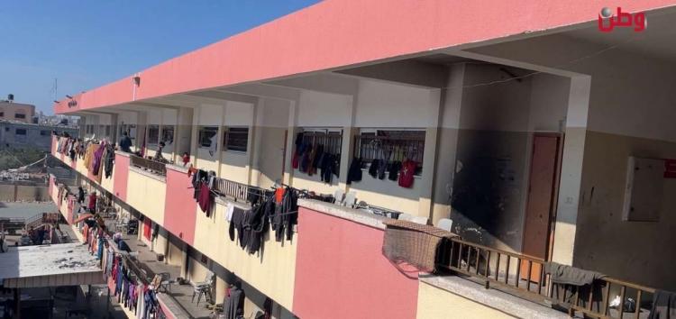 كاميرا وطن ترصد معاناة المواطنين في مراكز النزوح شمال قطاع غزة