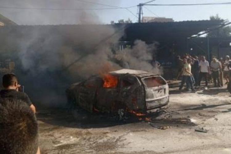 شهيد وإصابات إثر غارة للاحتلال على مركبة في خان يونس شهيد وإصابات إثر غارة للاحتلال على مركبة في خان يونس