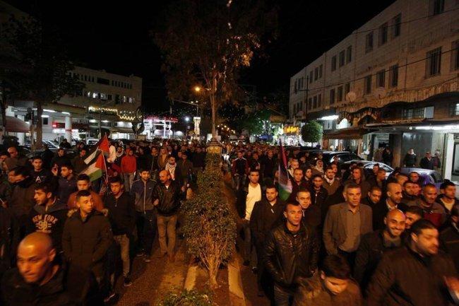 مظاهرات في الداخل الفلسطيني تنديداً بمجزر الاحتلال ضد غزة ونصرة للقدس