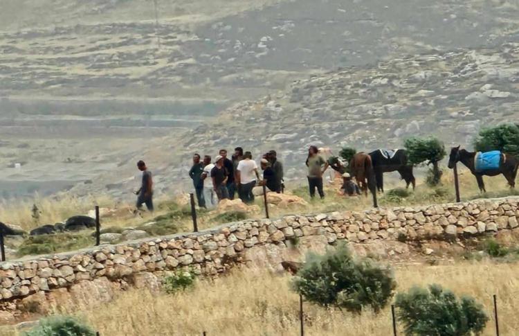 مستوطنون يهاجمون منزلا في المغير ويطلقون الرصاص على المواطنين مستوطنون يهاجمون منزلا في المغير ويطلقون الرصاص على المواطنين