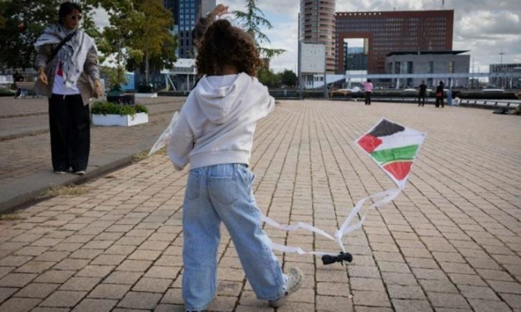 تضامنا مع أطفال غزة… إطلاق طائرات ورقية في 11 مدينة هولندية تضامنا مع أطفال غزة… إطلاق طائرات ورقية في 11 مدينة هولندية