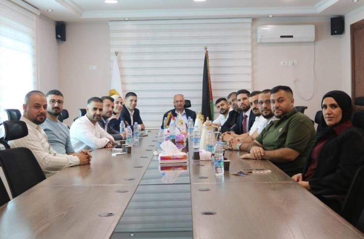 الهيئة التنفيذية للاتحاد العام لطلبة فلسطين تلتقي دائرة التنظيمات الشعبية في منظمة التحرير
