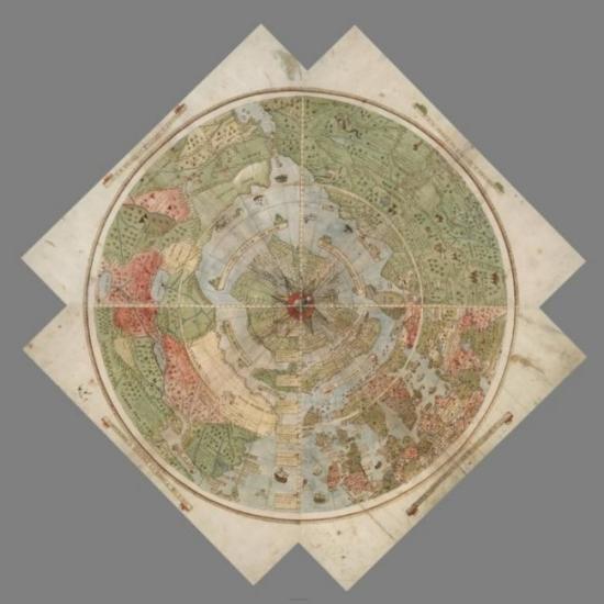 تجميع أغرب خريطة للعالم رسمت قبل أكثر من 400 عام