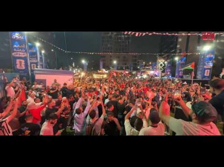 جماهير فلسطين تؤازر المنتخب المصري في ليلة كروية ملحمية أمام الأرجنتين جماهير فلسطين تؤازر المنتخب المصري في ليلة كروية ملحمية أمام الأرجنتين