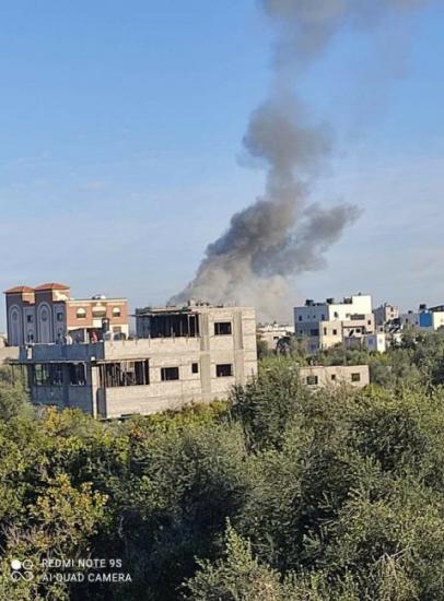 اصابات بانفجار "ضخم" بمنزل في بيت حانون