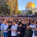 45 ألفا يؤدون صلاة الجمعة في المسجد الأقصى