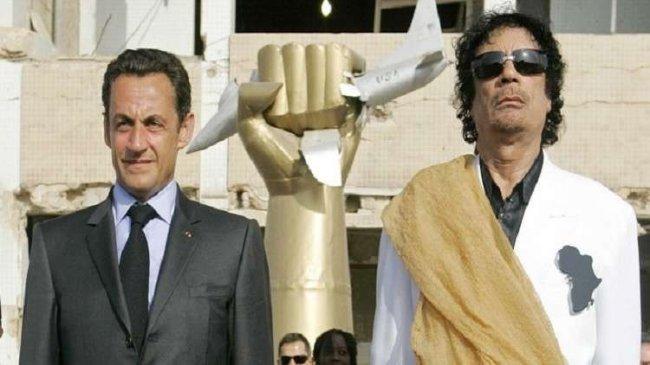 شبح القذافي يطارد ساركوزي