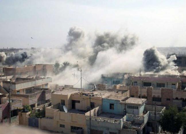 مقتل 12 عراقيًا في قصف صاروخي على الفلوجة