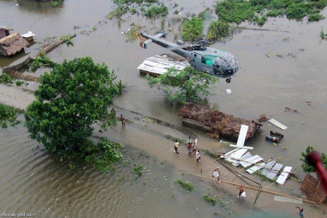 حصيلة ضحايا الفيضانات غرب الهند تجاوزت 200 شخص