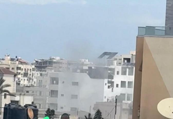 مصابون في قصف للاحتلال غرب مدينة غزة