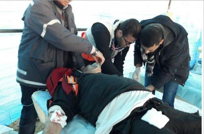 إصابة مسعف بالرصاص &quot;المطاطي&quot; خلال مواجهات مع الاحتلال في أبو ديس