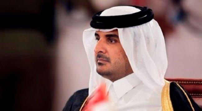 أمير قطر يتلقى اتصالاً هاتفياً من ترامب