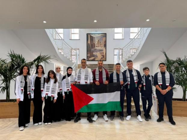 بعثة فلسطين تصل سمرقند للمشاركة في أولمبياد الشطرنج العالمي 2026 بعثة فلسطين تصل سمرقند للمشاركة في أولمبياد الشطرنج العالمي 2026