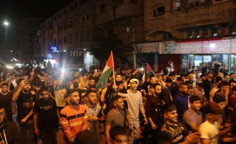 مسيرات جماهيرية في غزة نصرة لجنين
