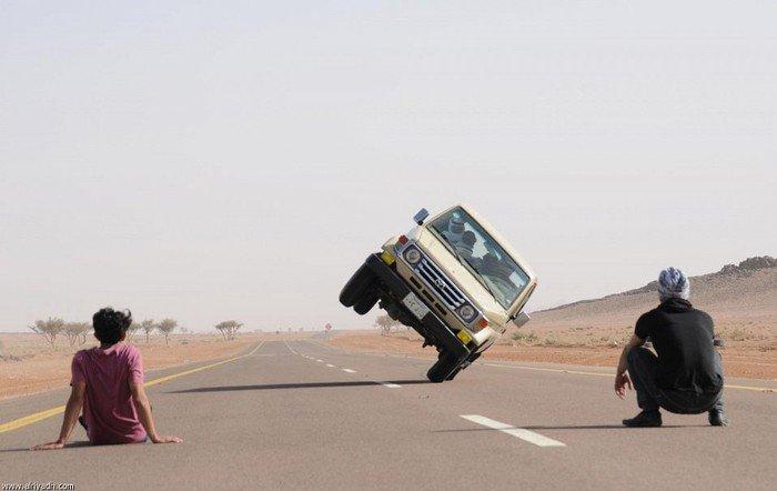 بالصور ... جنون القيادة في السعودية