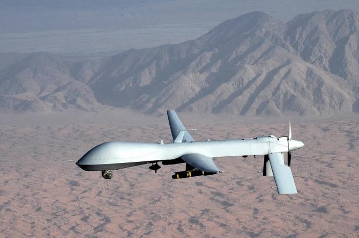 إيران تعلن إسقاط مسيرة أمريكية من طراز "MQ-1" فوق مضيق هرمز إيران تعلن إسقاط مسيرة أمريكية من طراز "MQ-1" فوق مضيق هرمز