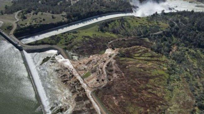 مخاوف من انهيار أكبر سد في كاليفورنيا