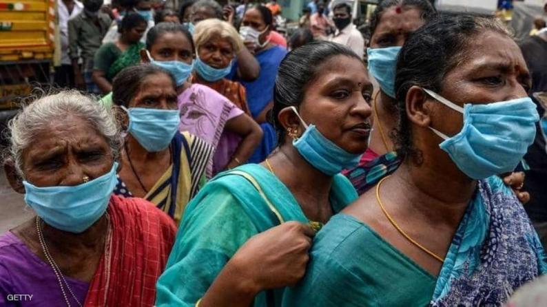 الهند تحتل المركز الثاني للاصابات حول العالم بفيروس كورونا