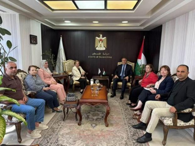 الاتحاد العام للمرأة الفلسطينية يبحث مع تلفزيون فلسطين تعزيز حضور المرأة في تغطية الانتخابات التشريعية
