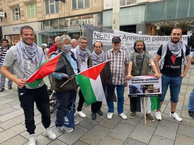 وقفة احتجاجية ضد خطة الضم الإسرائيلية في النمسا