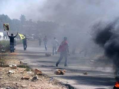 إصابات بالاختناق في مواجهات مع الاحتلال شمال بيت لحم