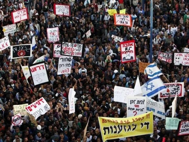 الإثيوبيون اليهود يتظاهرون في تل أبيب ضد العنصرية الإسرائيلية بحقهم
