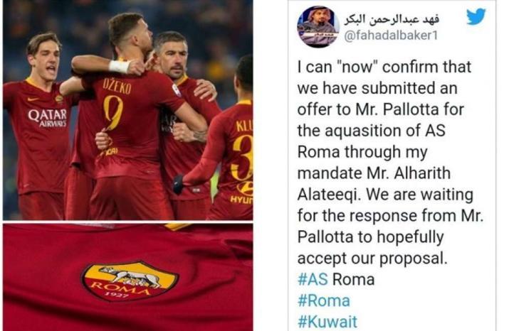 رجل عربي يسعى لشراء فريق روما.. تعرف على قيمة النادي