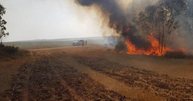 اندلاع عدة حرائق في مستوطنات غلاف غزة