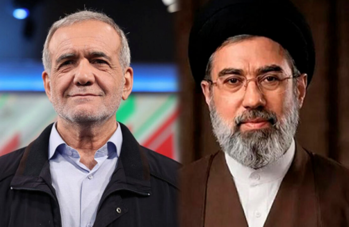 لأول مرة .. الرئيس الايراني يعقد لقاء مع المرشد الايراني مجتبى خامنئي لمدة 7 ساعات