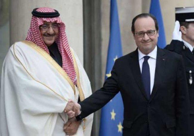 ولي عهد السعودية &quot;شحد &quot; وسام جوقة الشرف من باريس
