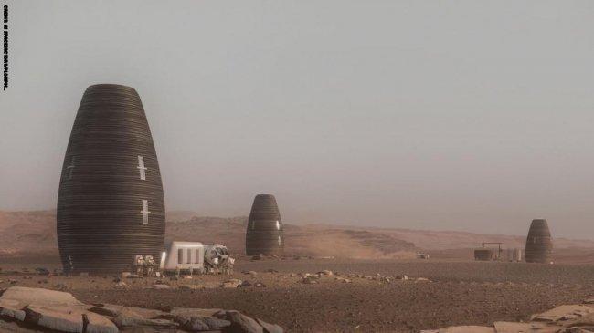 ناسا تصمم منازل بتقنية الطباعة ثلاثية الأبعاد على المريخ