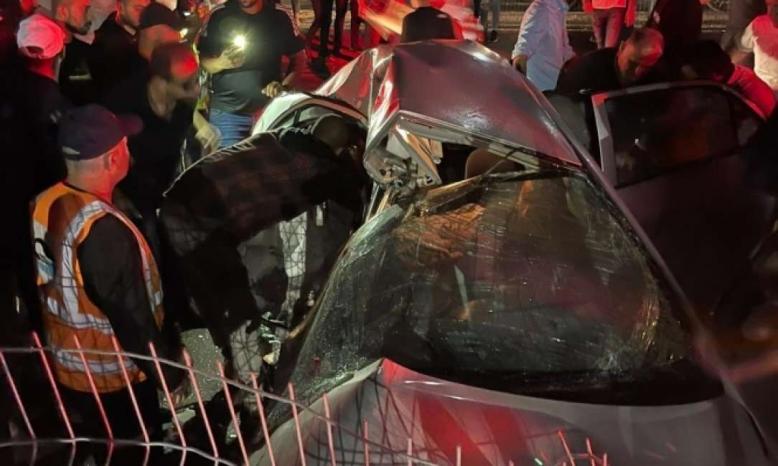 وادي عارة: وفاة السيدة آمنة أبو واصل وإصابات 4 أخرين جراء حادث طرق