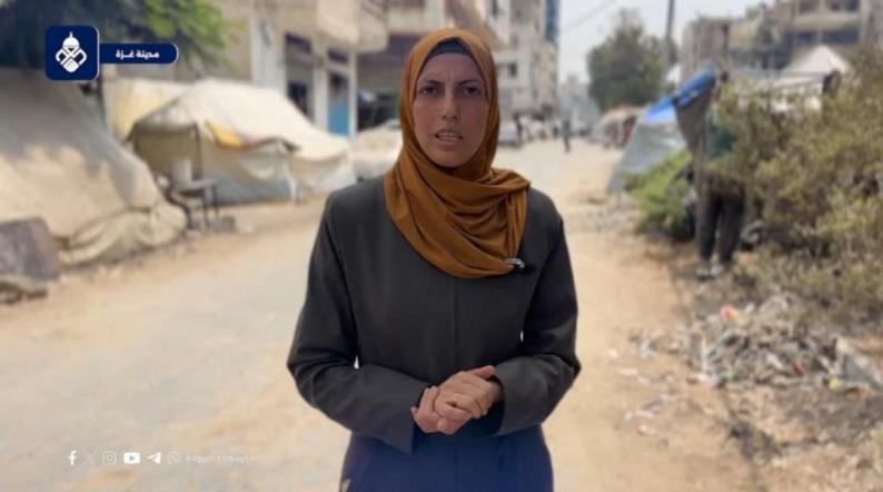 استشهاد الصحفية إسلام عابد في قصف إسرائيلي على غزة استشهاد الصحفية إسلام عابد في قصف إسرائيلي على غزة