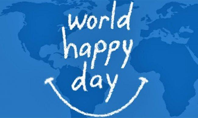 اليوم هو يوم السعادة العالمي