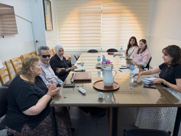 جمعية المرأة العاملة الفلسطينية للتنمية تبحث تعزيز التعاون مع جمعية فلسطين للمكفوفين جمعية المرأة العاملة الفلسطينية للتنمية تبحث تعزيز التعاون مع جمعية فلسطين للمكفوفين
