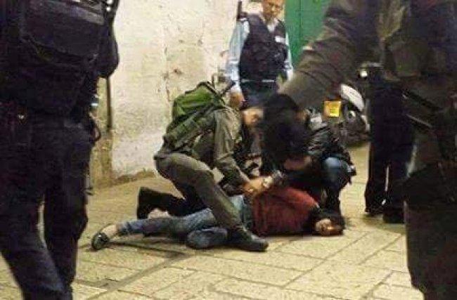 اعتقال فتاة في القدس بعد الاعتداء عليها