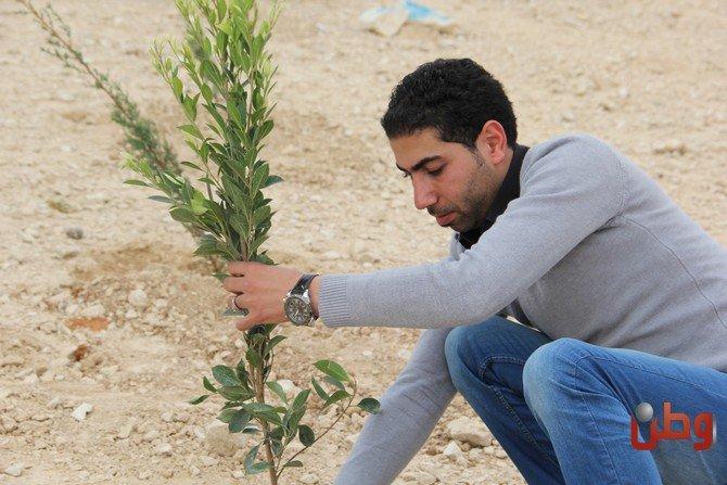 بالفيديو والصور.. &quot;صوتنا فلسطين&quot; تزرع 1000 شجرة في ريف بيت لحم لمواجهة تهديدات الاحتلال