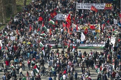 تشيلي: الآلاف يتظاهرون تضامنًا مع غزة ويطالبون بقطع العلاقات مع إسرائيل