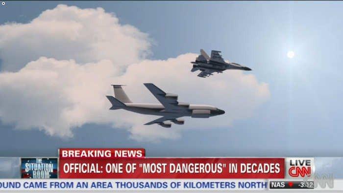 مقاتلة روسية تحلق فوق طائرة استطلاع أميركية بأخطر مناورة منذ عقود