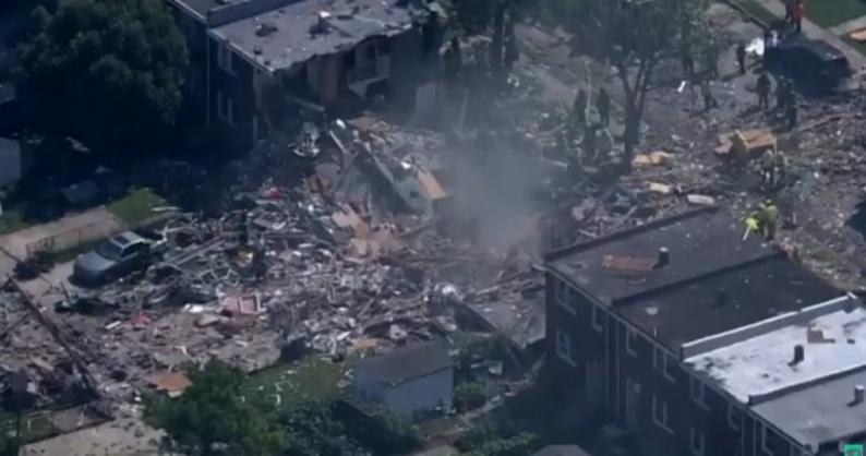 فيديو | انفجار كبير يهز مدينة أمريكية ويدمر عددا من المنازل