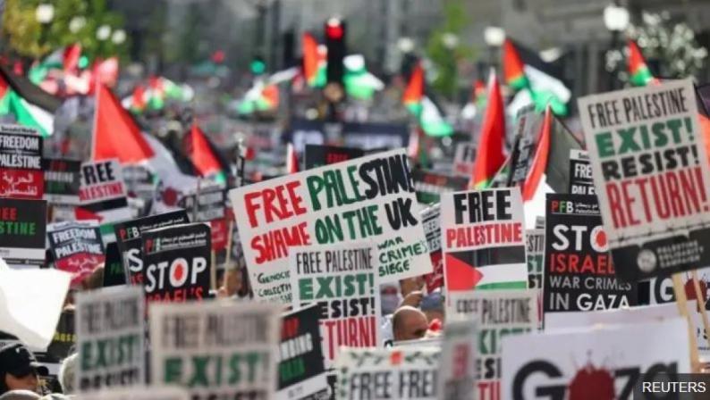 البرغوثي: تظاهرات عالمية غير مسبوقة هذا الاسبوع تضامنًا مع فلسطين ورفضًا لحرب الإبادة في غزة