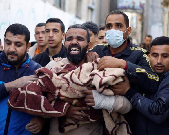 6 شهداء و35 جريحاً وصلوا مشافي غزة بـ24 ساعة