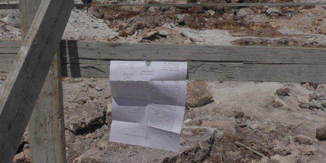 للمرة الثانية.. قوات الاحتلال تخطر بوقف بناء خزان مياه في الأغوار