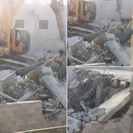 جرافات الاحتلال تهدم منزلاً في صور باهر بالقدس