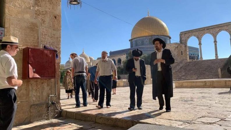عشرات المستوطنين برفقة المتطرف "غليك" يقتحمون الأقصى عشرات المستوطنين برفقة المتطرف "غليك" يقتحمون الأقصى