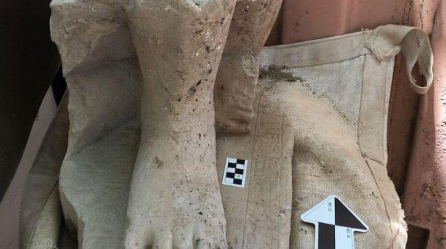 العثور على تمثال مصري لحاكم في الجليل الاعلى