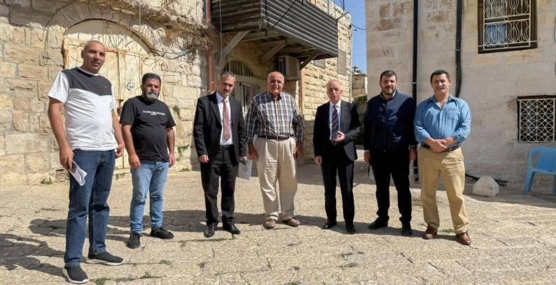 رئيس سلطة الأراضي يبحث مع مجلس قروي جفنا احتياجات البلدة المتعلقة بقطاع الأراضي والمشاريع التنموية