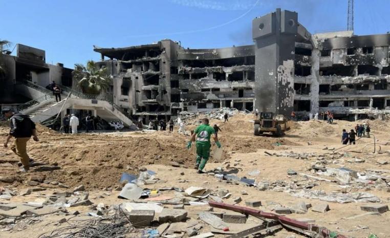 بعد اكتشاف مقبرة جديدة في &quot;الشفاء&quot;.. حماس: جرائم حرب موصوفة وموثّقة يجب على المؤسسات الدولية محاسبة &quot;اسرائيل&quot; عليها
