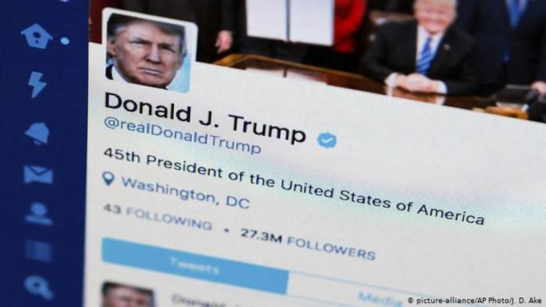 إجراء جديد من تويتر بشأن الحساب الرسمي للرئيس الأميركي